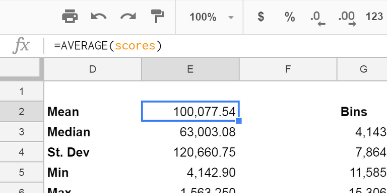 Multiyear Summary Statistics