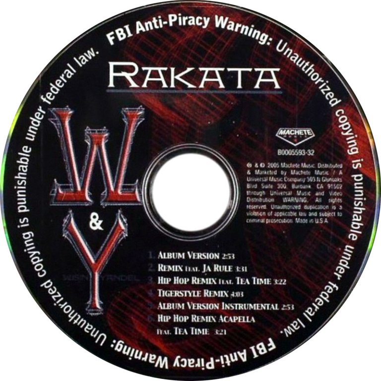 Rakata (Cd Single) - Wisin & Yandel