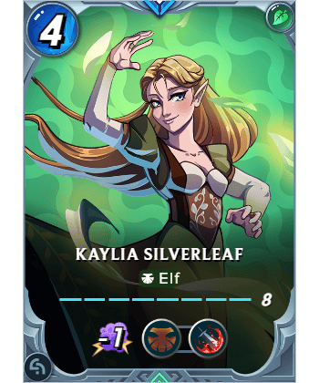 Kaylia Silverleaf – Execute with Elf Precision // Splinterlands Social Media.