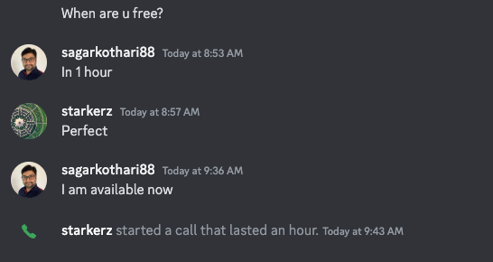 detailed call with @starkerz