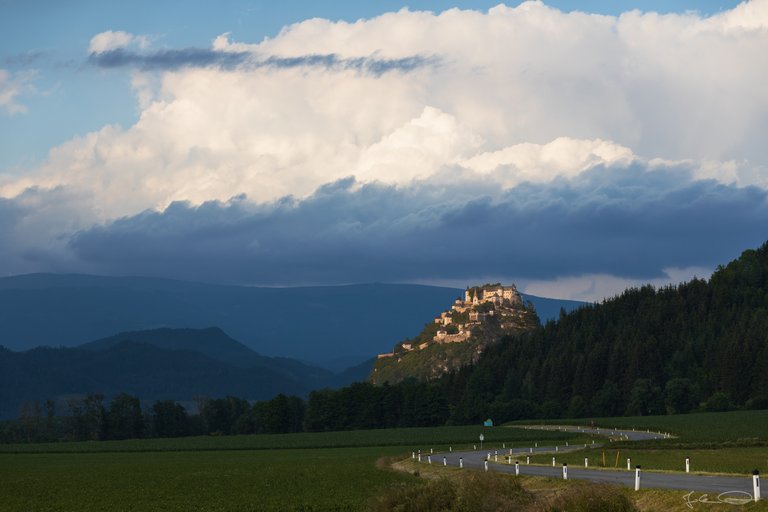 Hive AlphabetHunt Rain Clouds over Hochosterwitz Castle