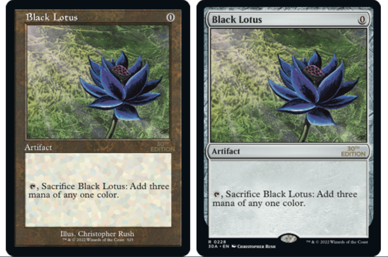 Black Lotus 30th editions