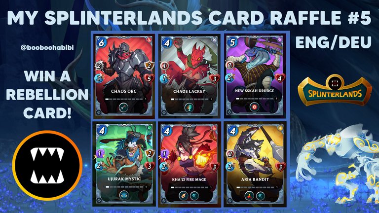 My Splinterlands Card Raffle #5 - ENG/DEU