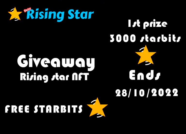 Giveaway Rising Star: 3000 Starbits. Result Previous Giveaway.