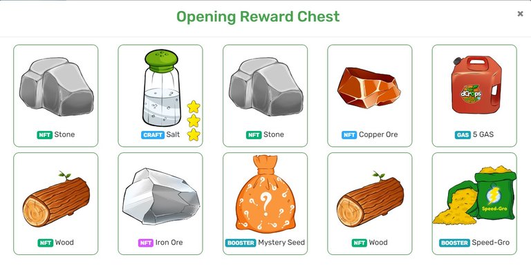 Winter - Chest rewards