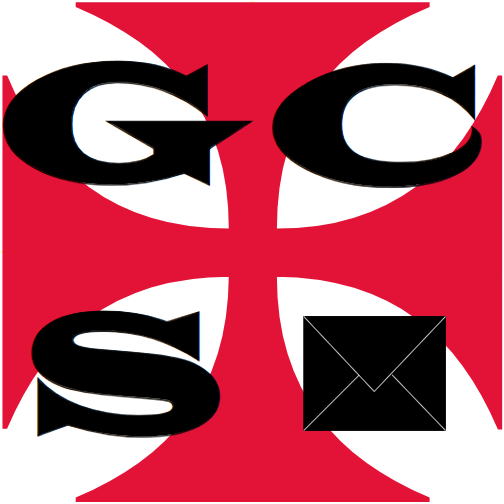 GCS logo, designed primarily using SVG