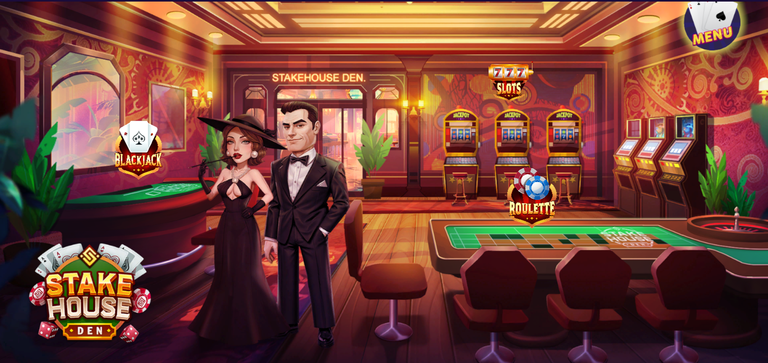 Steakhouse Den's: Playing my favorite game, Blackjack