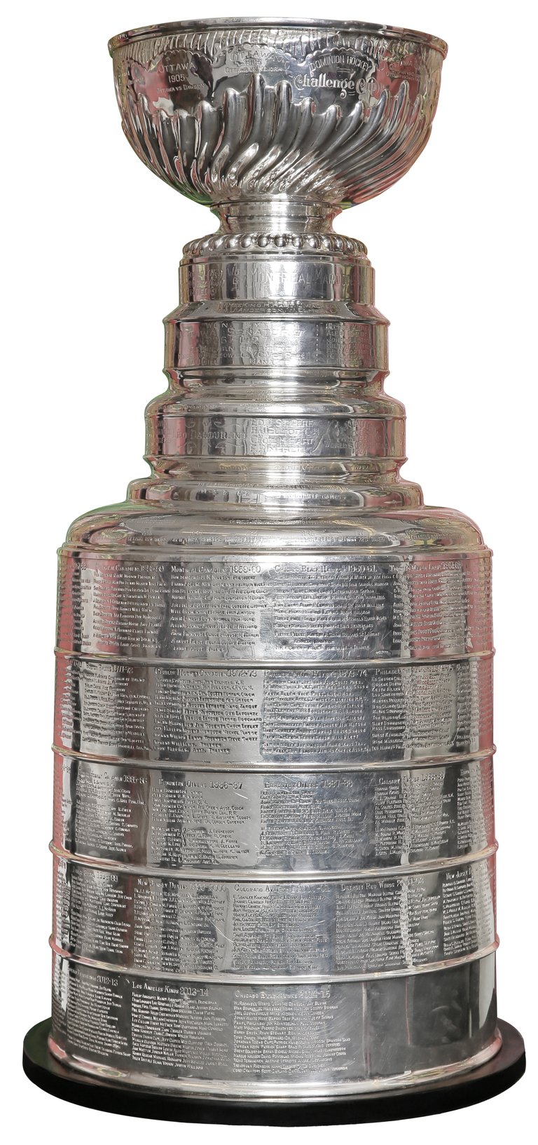 The Stanley Cup championship trophy