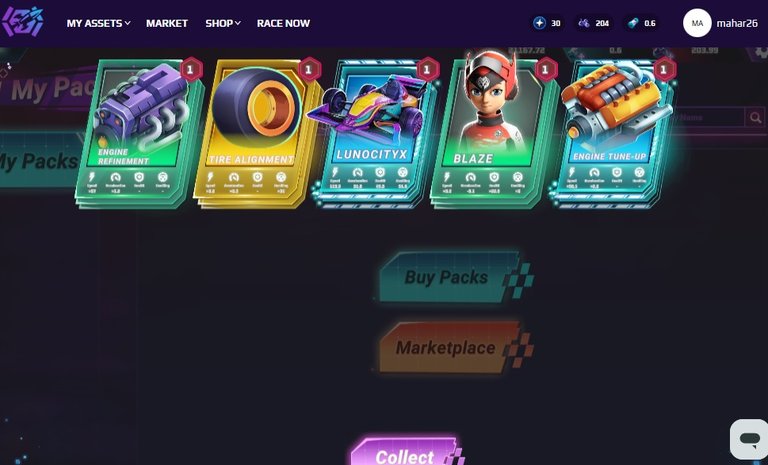 purchased and opened the ALPHA CENTAURI Pack (I got a gold card)