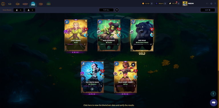 Primeros cofres de la semana#splinterlands