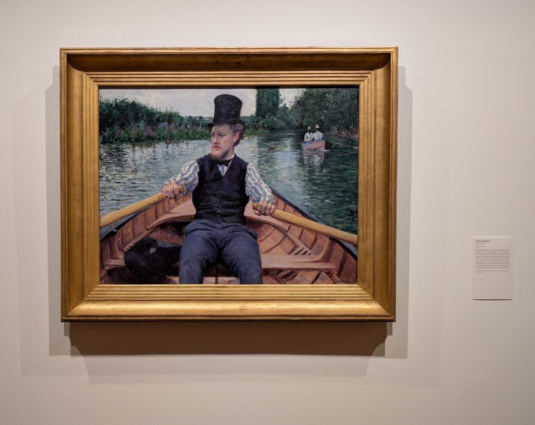 Oarsman in a Tophat