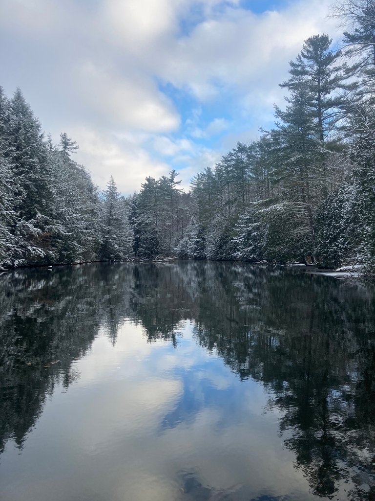 Blue Skies and Snow