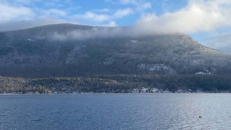 Snow on Green Mountains