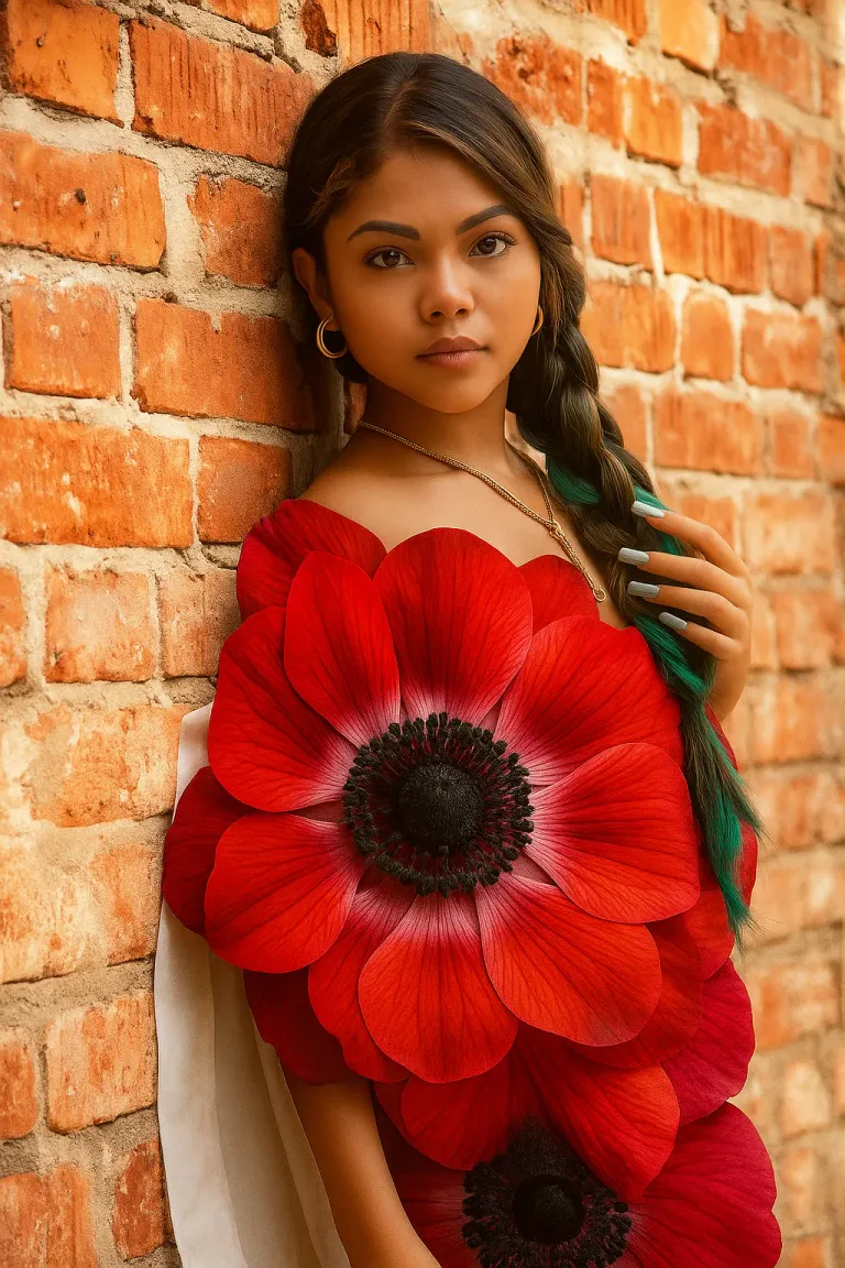 Mix de foto de mi hija Karla  (Sora AI)