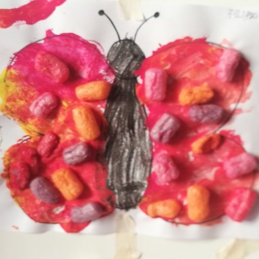 Disegno realizzato da mio figlio alla scuola materna