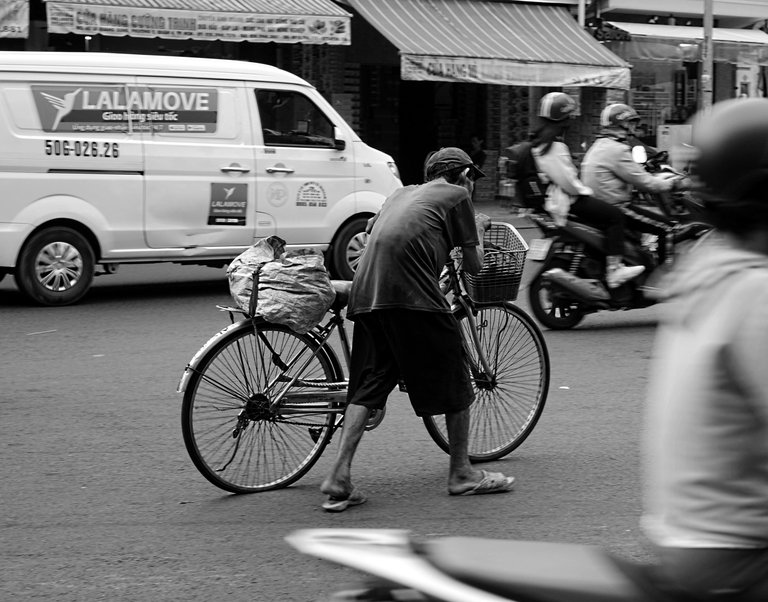 Flat tyre...