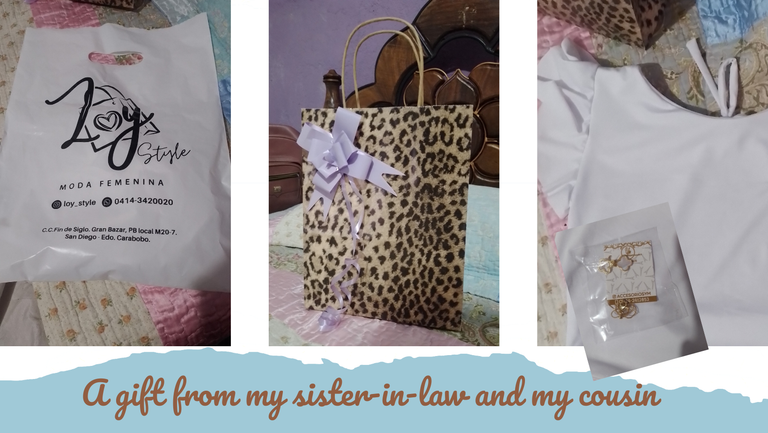 I was given a shirt from @loy_style and a necklace.