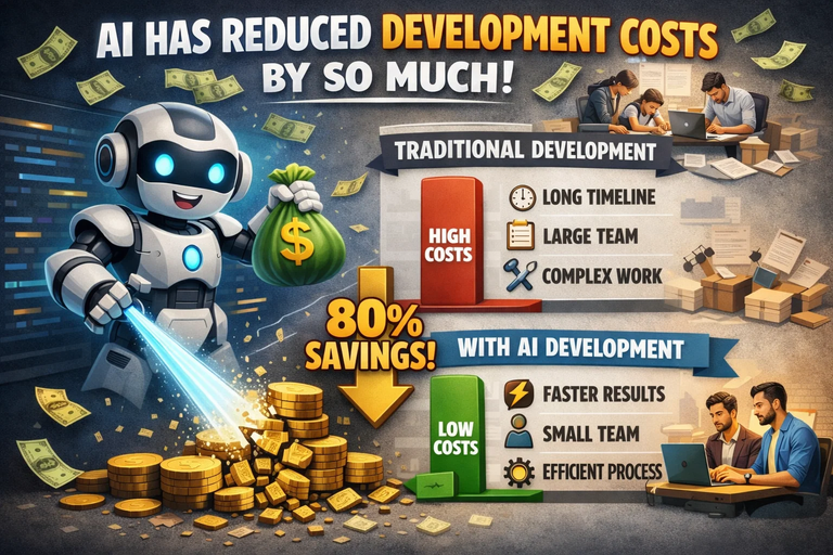 AI has reduced development cost by so much