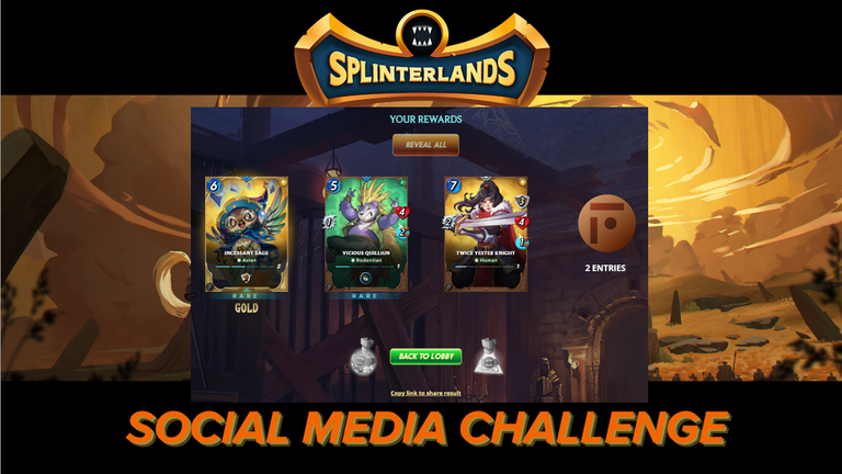 Splinterlands Social Media Challenge!