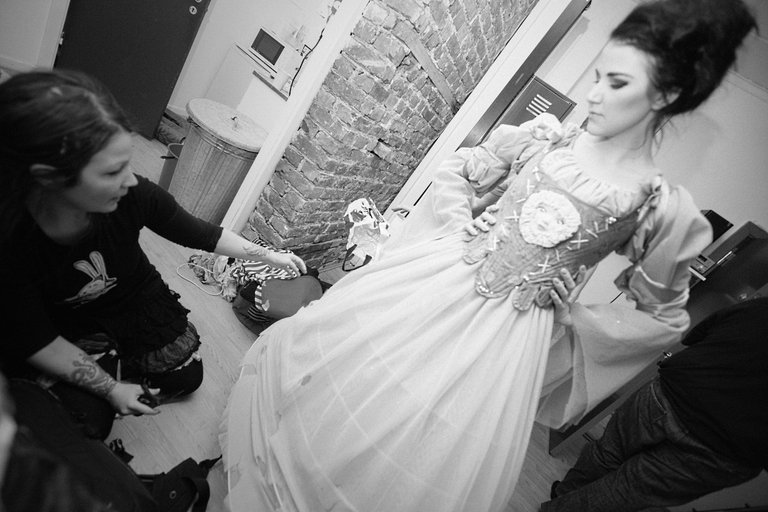 Behind the scenes