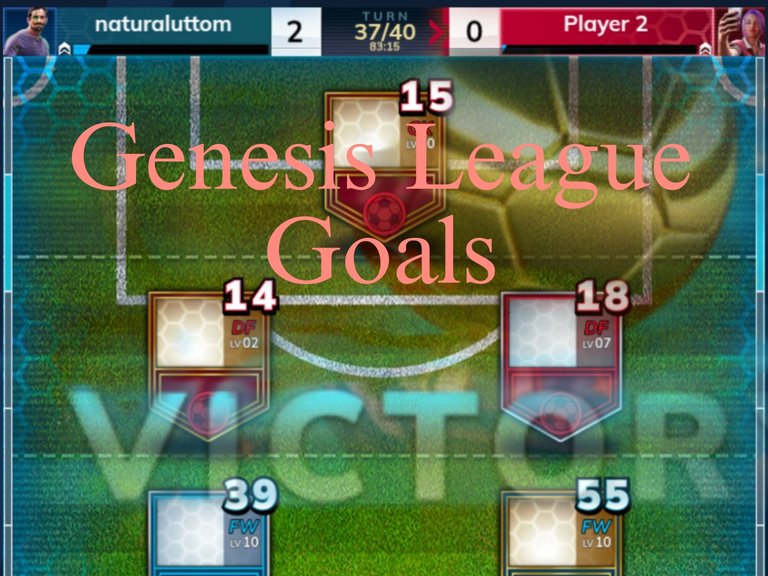 Genesis League Goal~ Game Play. I'm very happy that I beat my opposite team.