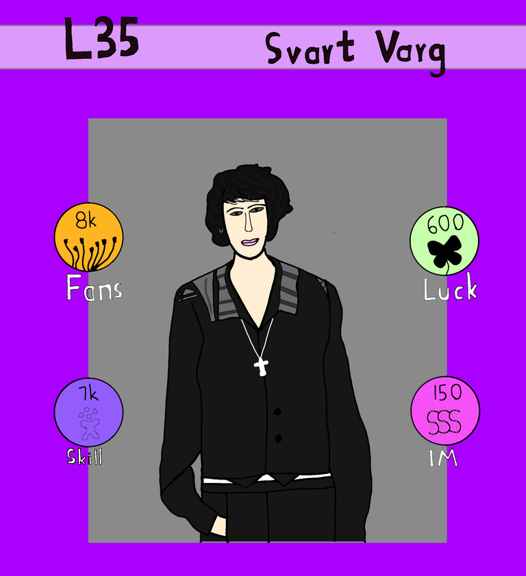 Drawing L35 Svart Varg For Rising Star Game