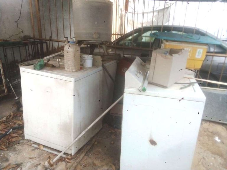 Laundry machine graveyard