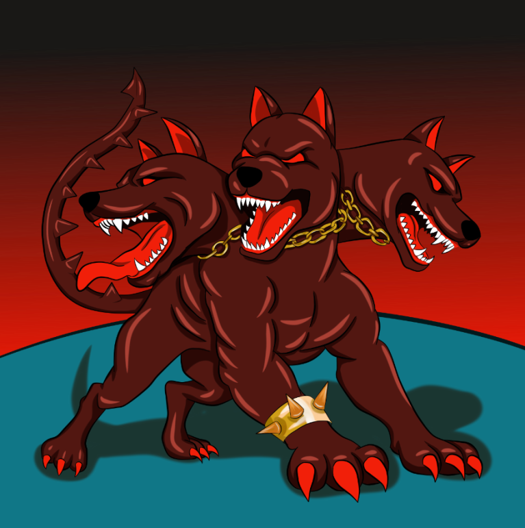 Splinterlands Art Contest Week 289: Ferocious Dog from the Underworld