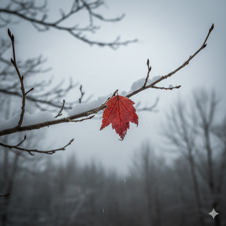 The Last Leaf: A Poem written in Tanka style