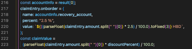 calculating rewards for onboarders