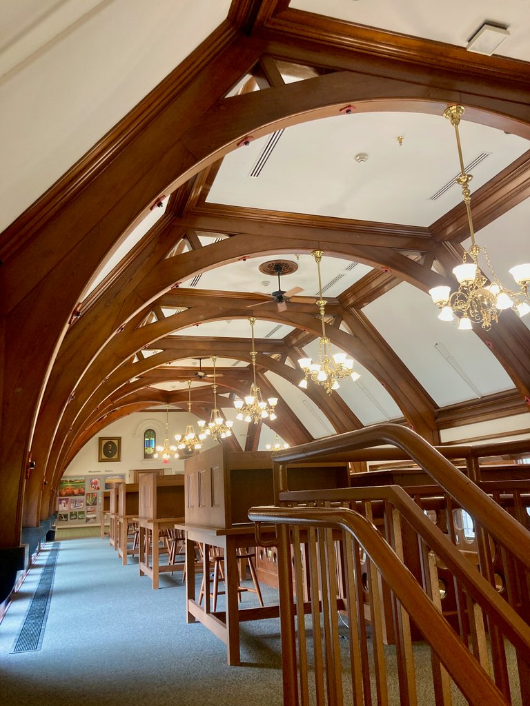 From stairs