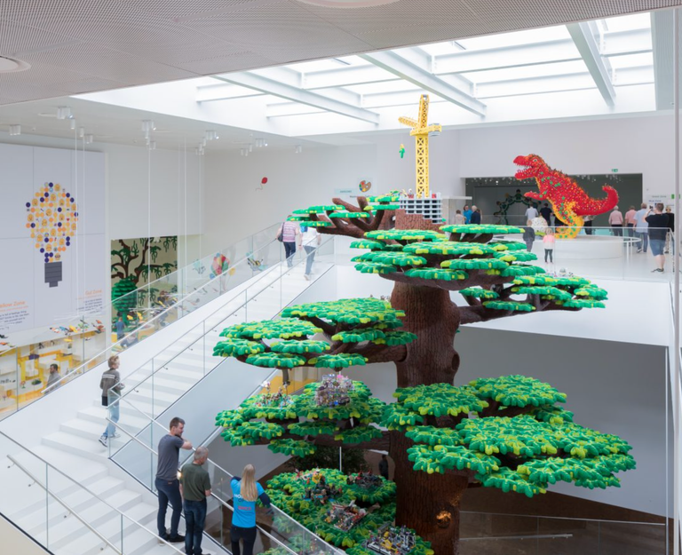 Giant Tree made of millions of LEGO Pieces