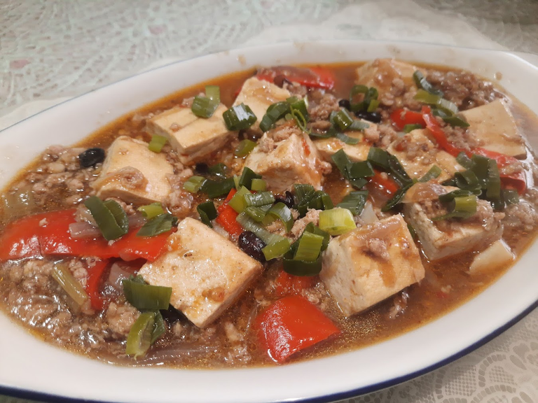 My Version of Filipino Style Mapo Tofu