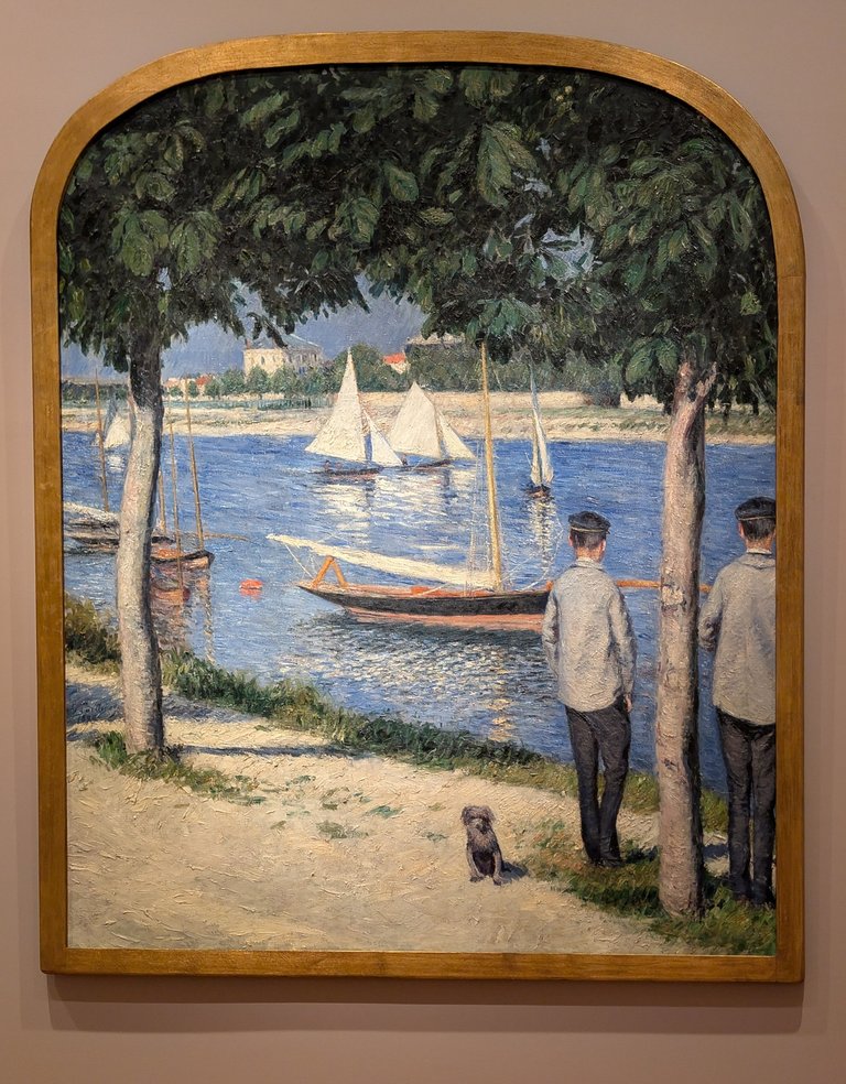 The Banks of the Seine at Petit Gennevilliers-1883