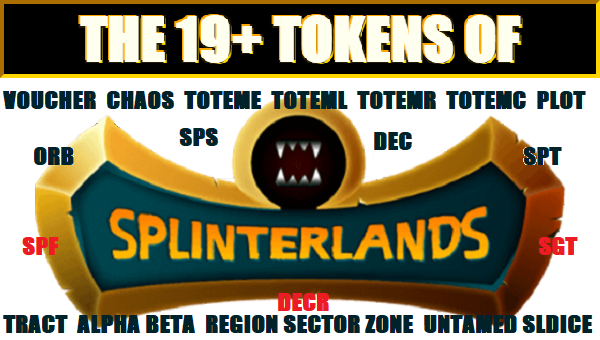 The 19+ Tokens of Splinterlands