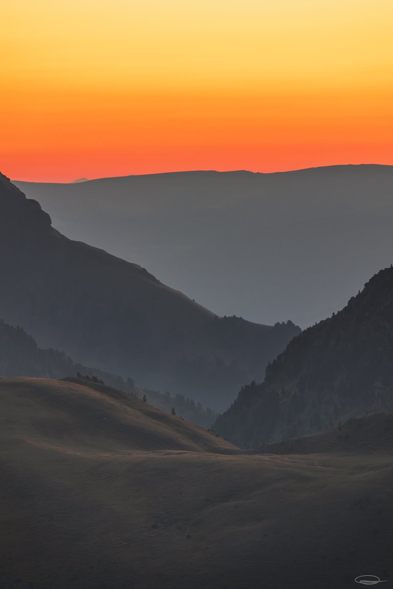 Before Sunrise in the Nock Mountains (Nockberge) - Johann Piber