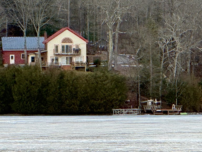 Cabin across the lake
