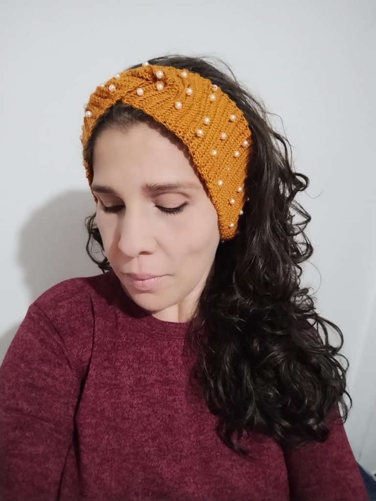 [ENG/ESP]Crochet hair accessory. / Accesorio para el cabello a crochet.
