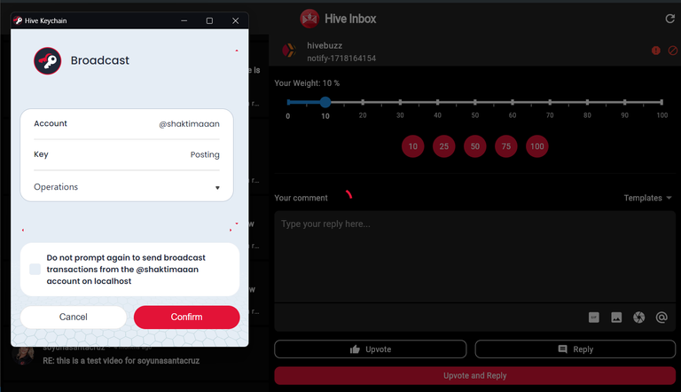 Hive Inbox - WebApp - @hive-keychain based operation broadcasting