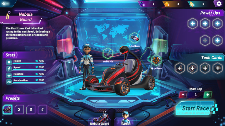 Build A Perfect Car Of Moon Karts Games By Arcadecolony.