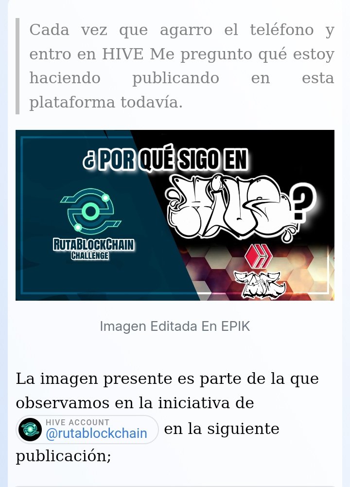 Screenshot from my Own post