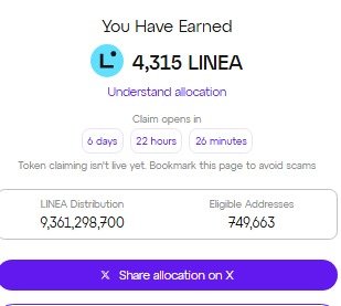 Linea airdrop 