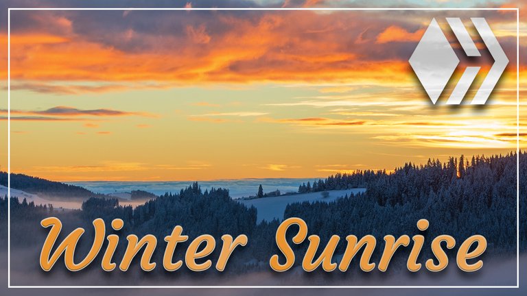 Winter Sunrise - Wintermas | Photo 52, 2020 Challenge