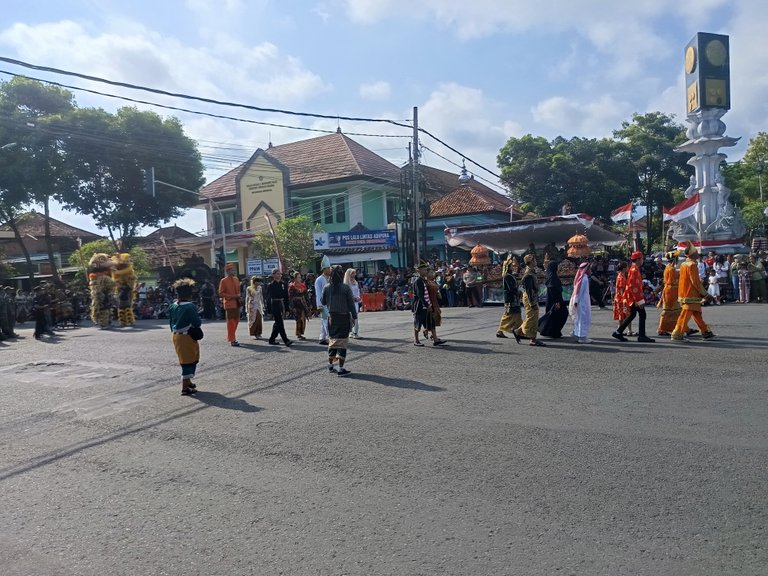 Watching Carnival for Anniversary of My Town