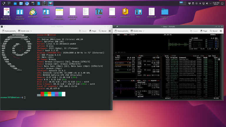 🐧#ViernesDeEscritorio. Migrando a Debian 13. / #Fridaysofescritory. Migrating to Debian 13. 💻ESP/EN