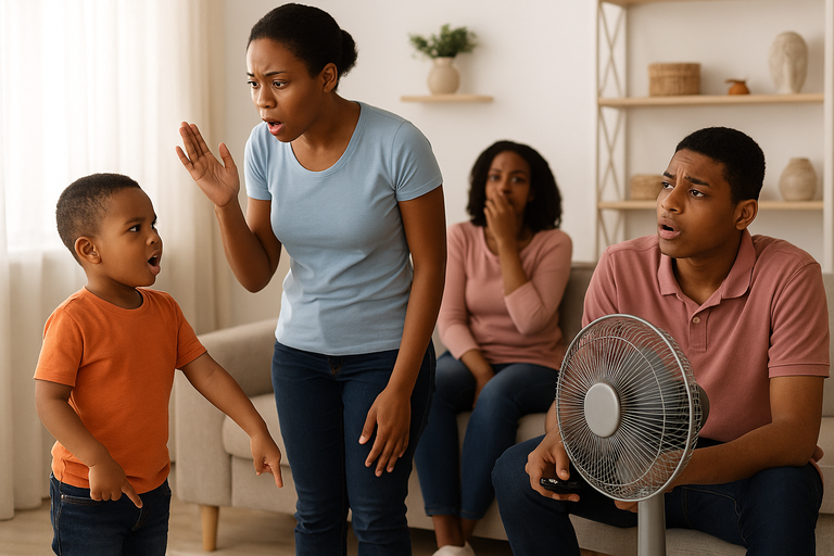 My Toddler Cousin Said I Kissed the Fan; And My Family Believed Him!