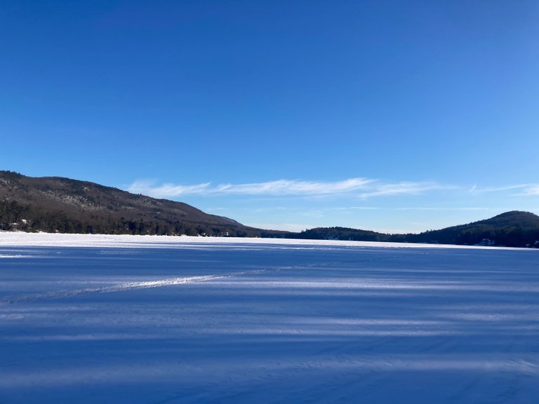 Empty lake