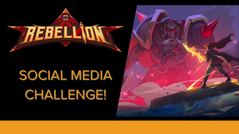 Social Media Challenge - Theme: Rebellion!