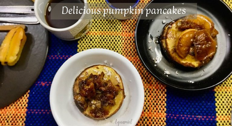 Delicious pumpkin pancakes [Esp/Eng]