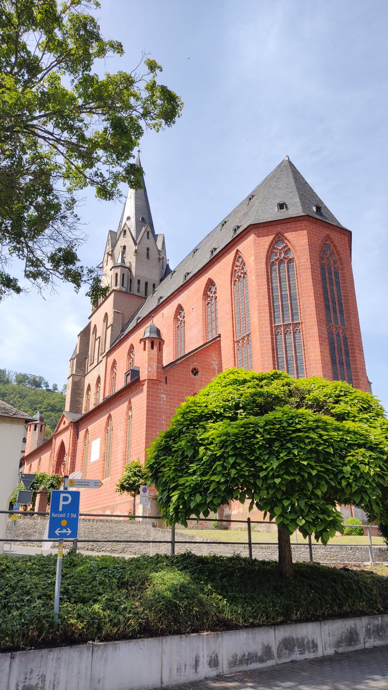 Schöne Kirche in der Stadt Oberwesel 